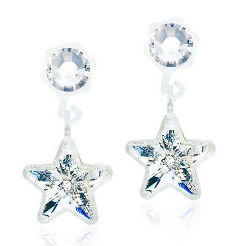 Star 4/6mm Pendants - 100% Nickel Free Medical Plastic