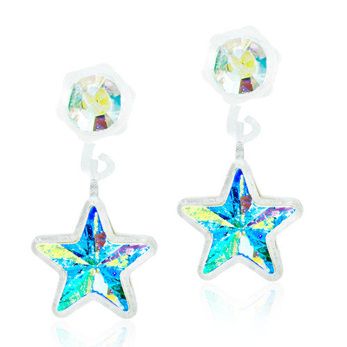 Star 4/6mm Pendants - 100% Nickel Free Medical Plastic