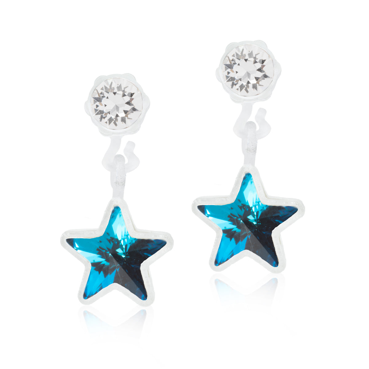 Star 4/6mm Pendants - 100% Nickel Free Medical Plastic