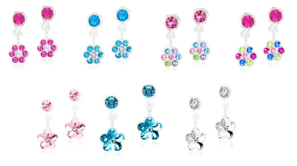 Daisy and Flower Pendants - 100% Nickel Free Medical Plastic