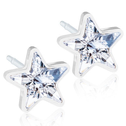 Star Crystals 6mm - 100% Nickel Free Medical Plastic