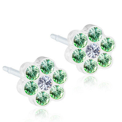 Daisy 5mm - 100% Nickel Free - Medical Plastic Earrings