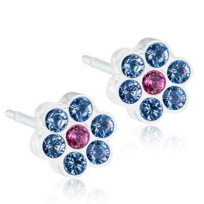 Daisy 5mm - 100% Nickel Free - Medical Plastic Earrings