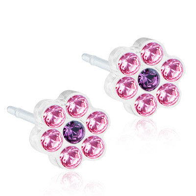 Daisy 5mm - 100% Nickel Free - Medical Plastic Earrings