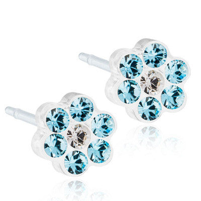 Daisy 5mm - 100% Nickel Free - Medical Plastic Earrings