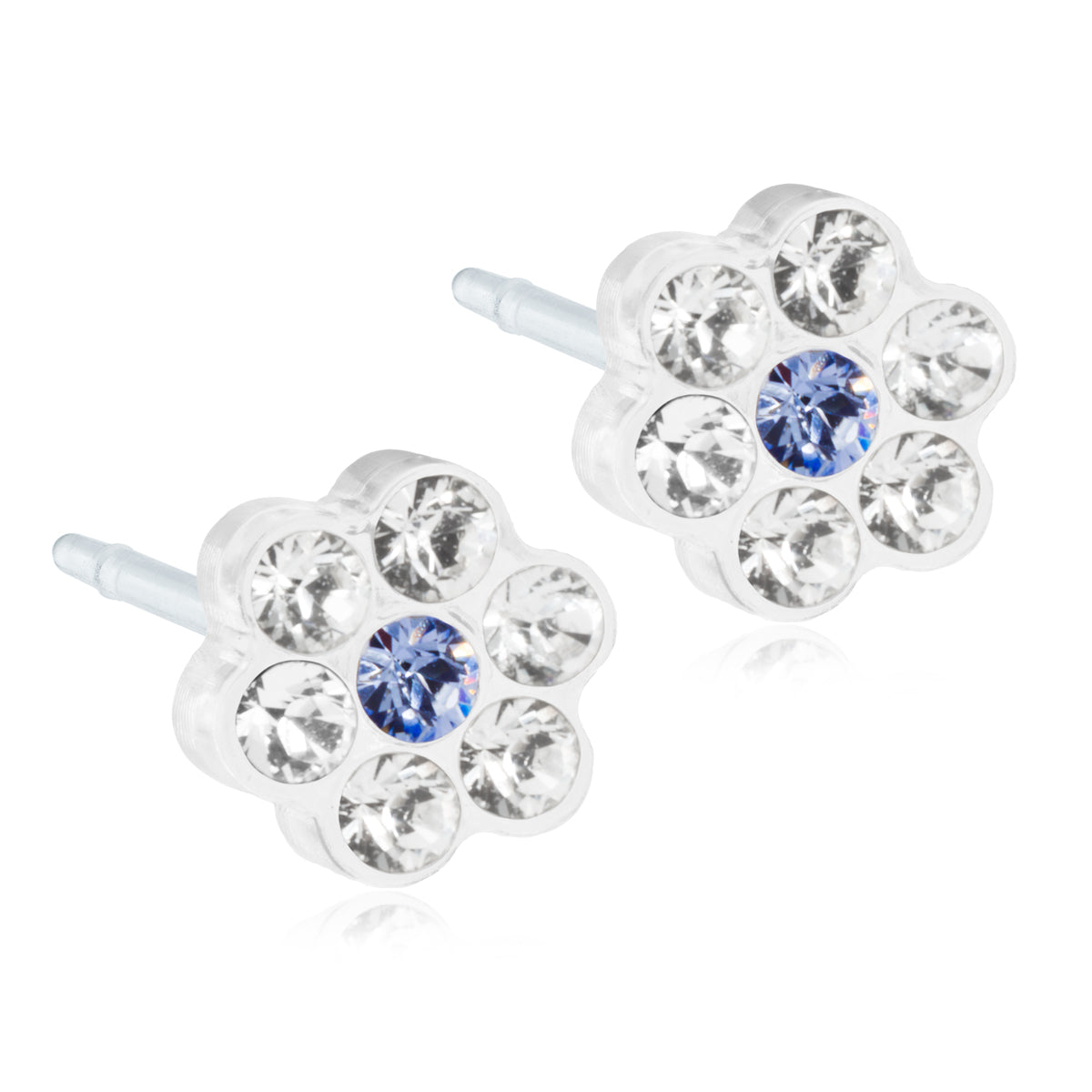 Daisy 5mm - 100% Nickel Free - Medical Plastic Earrings