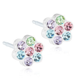 Daisy 5mm - 100% Nickel Free - Medical Plastic Earrings