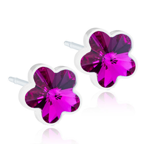 Flower 6mm - 100% Nickel Free Medical Plastic