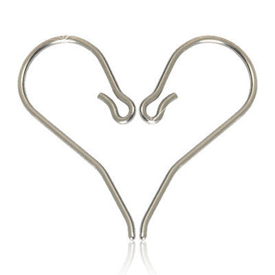 Safety ear hook - Natural Titanium - Skin Friendly Jewellery